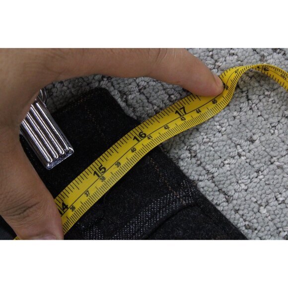 ICON Amsterdam Pants Mens Size 32 Dark Gray Plaid Stretch Skinny Fit Comfort - Picture 10 of 13